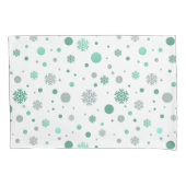 Elegant green and white  merry Christmas  Kussensloop (Voorkant)