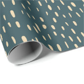 Elegant Green and Yellow Beige Trendy Cadeaupapier (Rol Hoek)