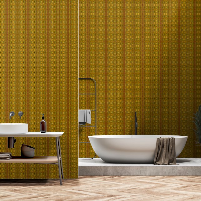 Elegant Green Behang (Badkamer)
