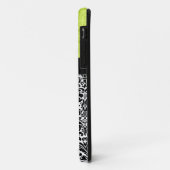 Elegant Green Black Damask gepersonaliseerd Case-Mate iPhone Case (Achterkant/links)