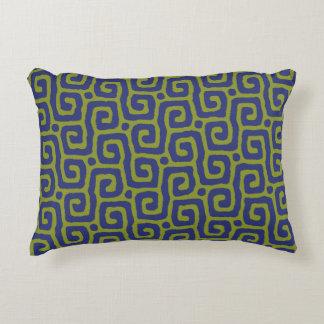 Elegant Green &blue Abstract pattern Accent Kussen