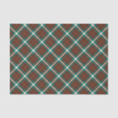 Elegant Green Brown Pset Tissue Paper Tissuepapier (Voorkant)
