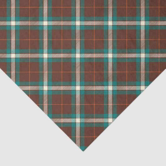 Elegant Green Brown Pset Tissue Paper Tissuepapier (Detail)