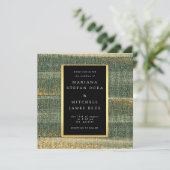 Elegant Green Brush met goud en zwart (Staand voorkant)