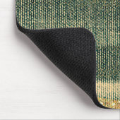 Elegant Green Brush met goud en zwart Muismat (Hoek)