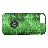 Elegant Green Disco Ball Glitter & Sparkles Case-Mate iPhone Case (Achterkant (Horizontaal))