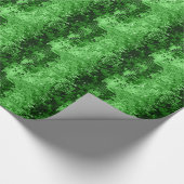 Elegant Green DiscoBall Glitter & Sparkles Cadeaupapier (Hoek)
