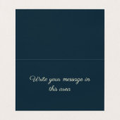 Elegant green emerald marble art faux goudglitter visitekaartje (Binnenkant ongevouwen)