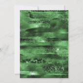 Elegant Green en Gold Balloons St Patrick's Day Kaart (Achterkant)