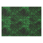 Elegant Green en Gold Diamonds St Patrick's Day Tafelkleed (Voorkant (Horizontaal))