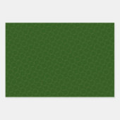 Elegant Green- en Gold-patronen Inpakpapier Vel (Voorkant 2)