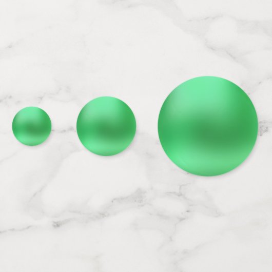 Elegant Green en Red Confetti (Achterkanten)