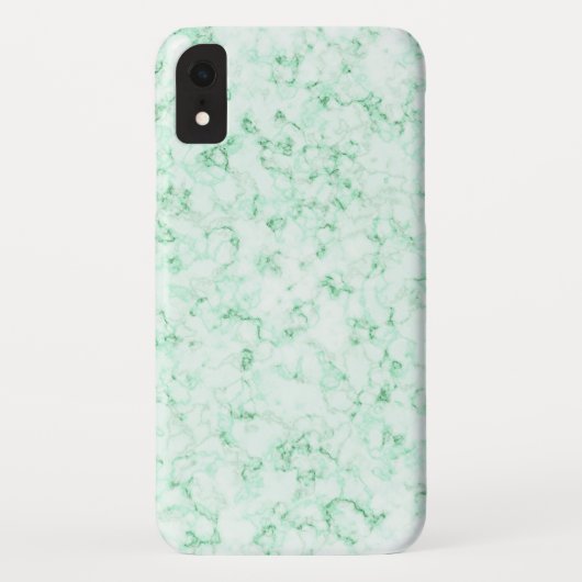 Elegant Green en White Marble Case-Mate iPhone Case (Achterkant)