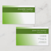 Elegant Green Environment Natuur Protect Modern Visitekaartje (Voorkant / Achterkant)