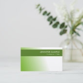 Elegant Green Environment Natuur Protect Modern Visitekaartje (Staand voorkant)