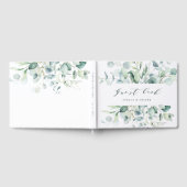 Elegant Green Foliage Wedding Gastenboek (Volledig)