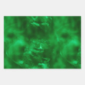 Elegant Green Folie Inpakpapier Vel (Voorkant 3)