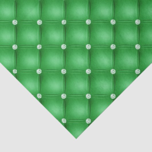 Elegant Green Folie Tissuepapier (Detail)