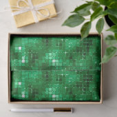 Elegant Green Folie Tissuepapier (Geschenk)