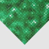 Elegant Green Folie Tissuepapier (Detail)