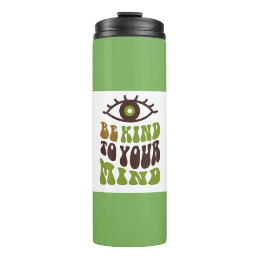Elegant Green, genaamd Thermal tumbler, voor het d Thermosbeker (Voorkant)