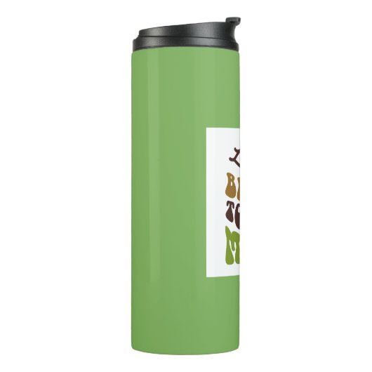 Elegant Green, genaamd Thermal tumbler, voor het d Thermosbeker (Gedraaid links)