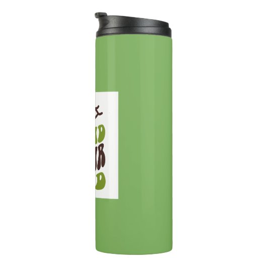 Elegant Green, genaamd Thermal tumbler, voor het d Thermosbeker (Geroteerd rechts)