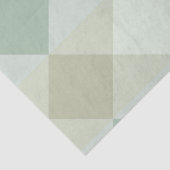 Elegant Green Geometric Diamond Pattern Decoupage Tissuepapier (Detail)