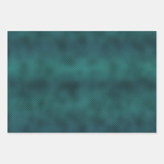 Elegant Green Glitter Damask Gift Inpakpapier Vel (Voorkant 2)