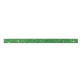 Elegant Green Glitter Kerstmis Ribbon Satijnen Lint (Voorkant)