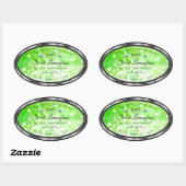 Elegant Green Glitter Product Labels Diamonds Logo (Vel)