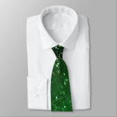 Elegant Green Glitter Stropdas (Gebonden)