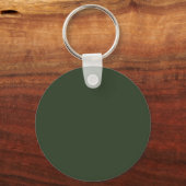 Elegant Green | Gold Afstuderen Pet Afstuderen toe Sleutelhanger (Achterkant)