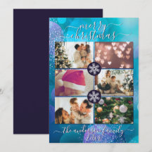 Elegant Green Gold Bokeh Art Merry kerst