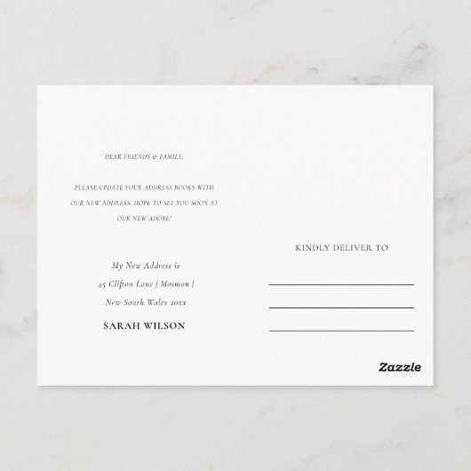 Elegant Green Gold Eucalyptus Branch I heeft verhu Briefkaart (Achterkant)