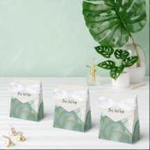 Elegant Green Gold Glitter - Personaliseer + Logo 