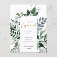 Elegant Green Gold Greenery Lijst We hebben ons ve