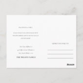 Elegant Green Gold Greenery Lijst We hebben ons ve Briefkaart (Achterkant)