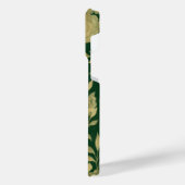 Elegant Green Gold Rozen Floral Design iPhone Hoesje (Linkerkant)