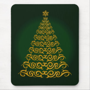 Elegant Green kerstboom-Muismat Muismat