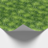 Elegant Green Kerstmis Cadeaupapier (Hoek)