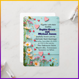 Elegant Green Leaves Nature Design | Minimal Botan Kaart