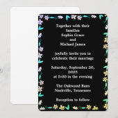 Elegant Green Leaves Nature Design | Minimal Botan Kaart (Voorkant / Achterkant)