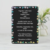 Elegant Green Leaves Nature Design | Minimal Botan Kaart (Staand voorkant)