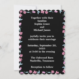 Elegant Green Leaves Natuur Design | Minimal Botan Kaart