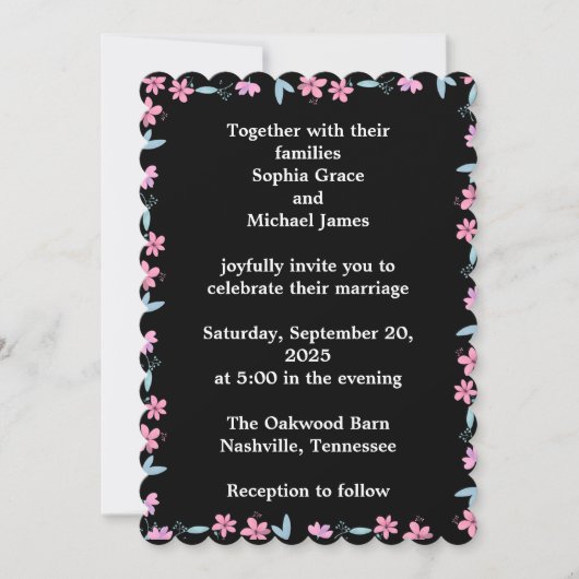 Elegant Green Leaves Natuur Design | Minimal Botan Kaart (Voorkant)