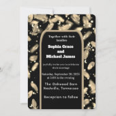 Elegant Green Leaves Natuur Design | Minimal Botan Kaart (Voorkant)