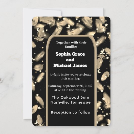 Elegant Green Leaves Natuur Design | Minimal Botan Kaart (Voorkant)