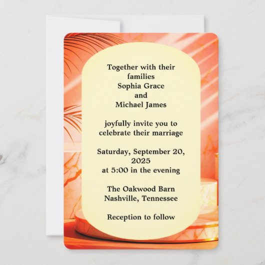 Elegant Green Leaves Natuur Design | Minimal Botan Kaart (Voorkant)