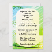 Elegant Green Leaves Natuur Design | Minimal Botan Kaart (Voorkant)